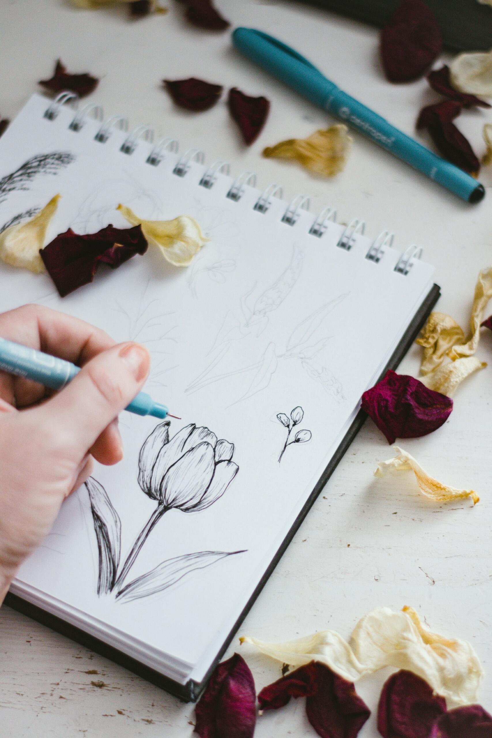 dessins fleur