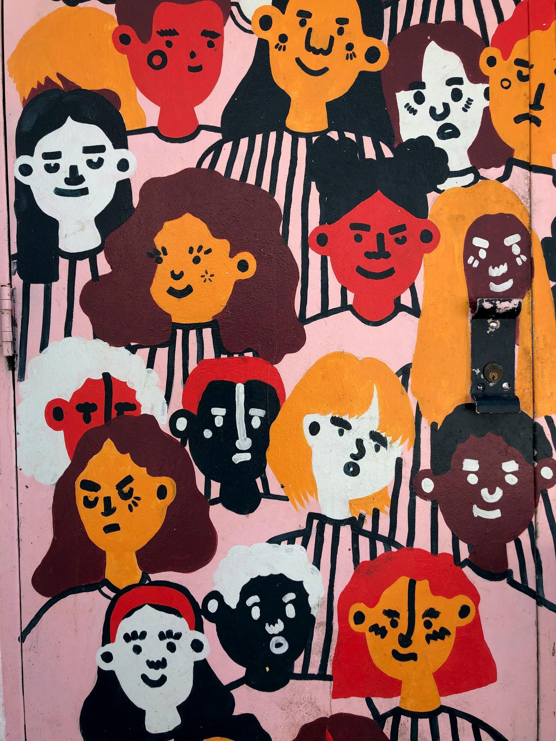 dessins visages