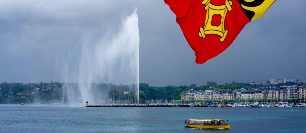 Le jet d'eau à Genève
