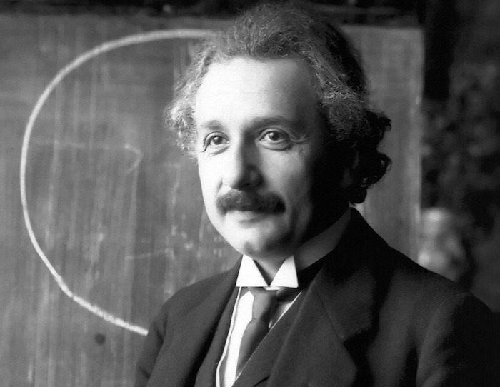 Portrait photo d'Albert Einstein