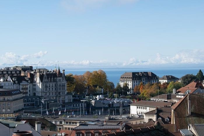 Vue sur la ville de Lausanne