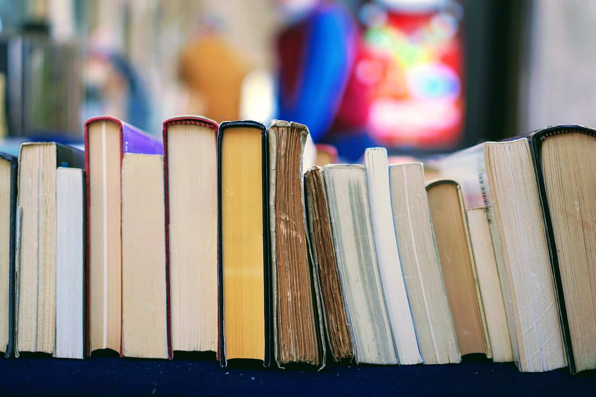 rangée de livres