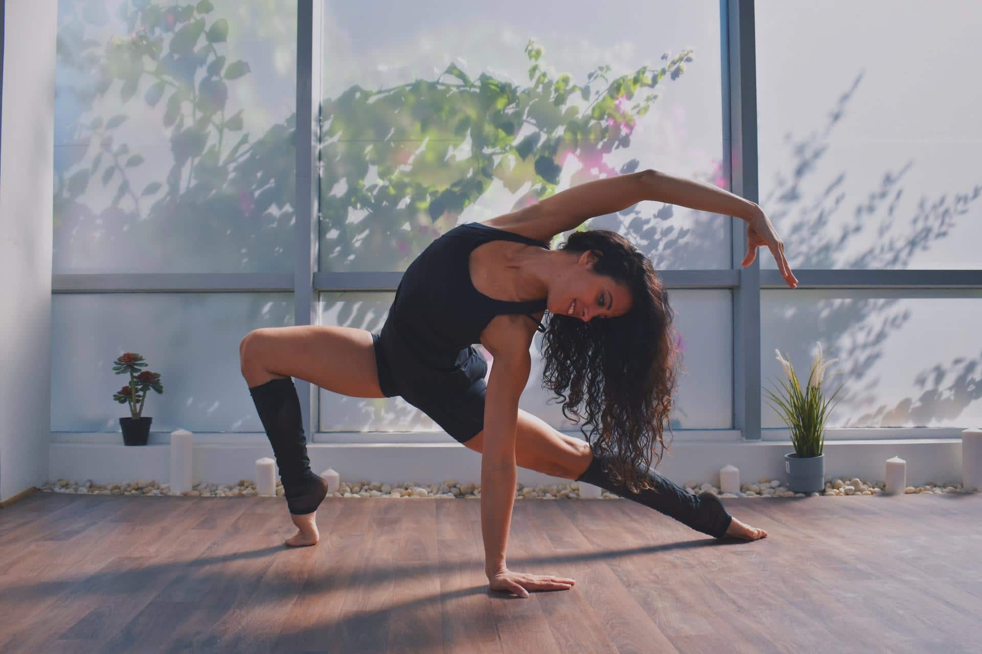 danseuse durant son entraînement