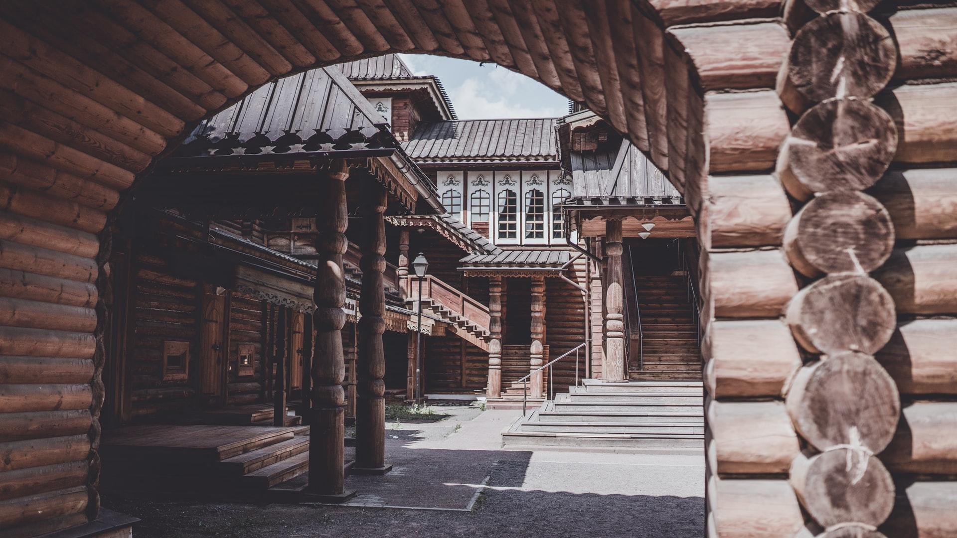 architecture russe en bois