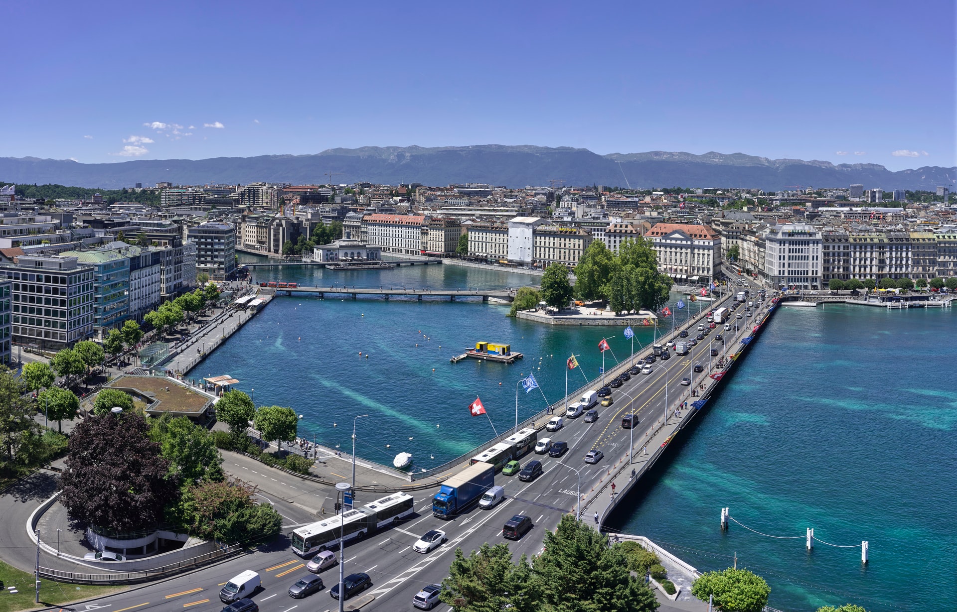 vue sur la ville de Genève