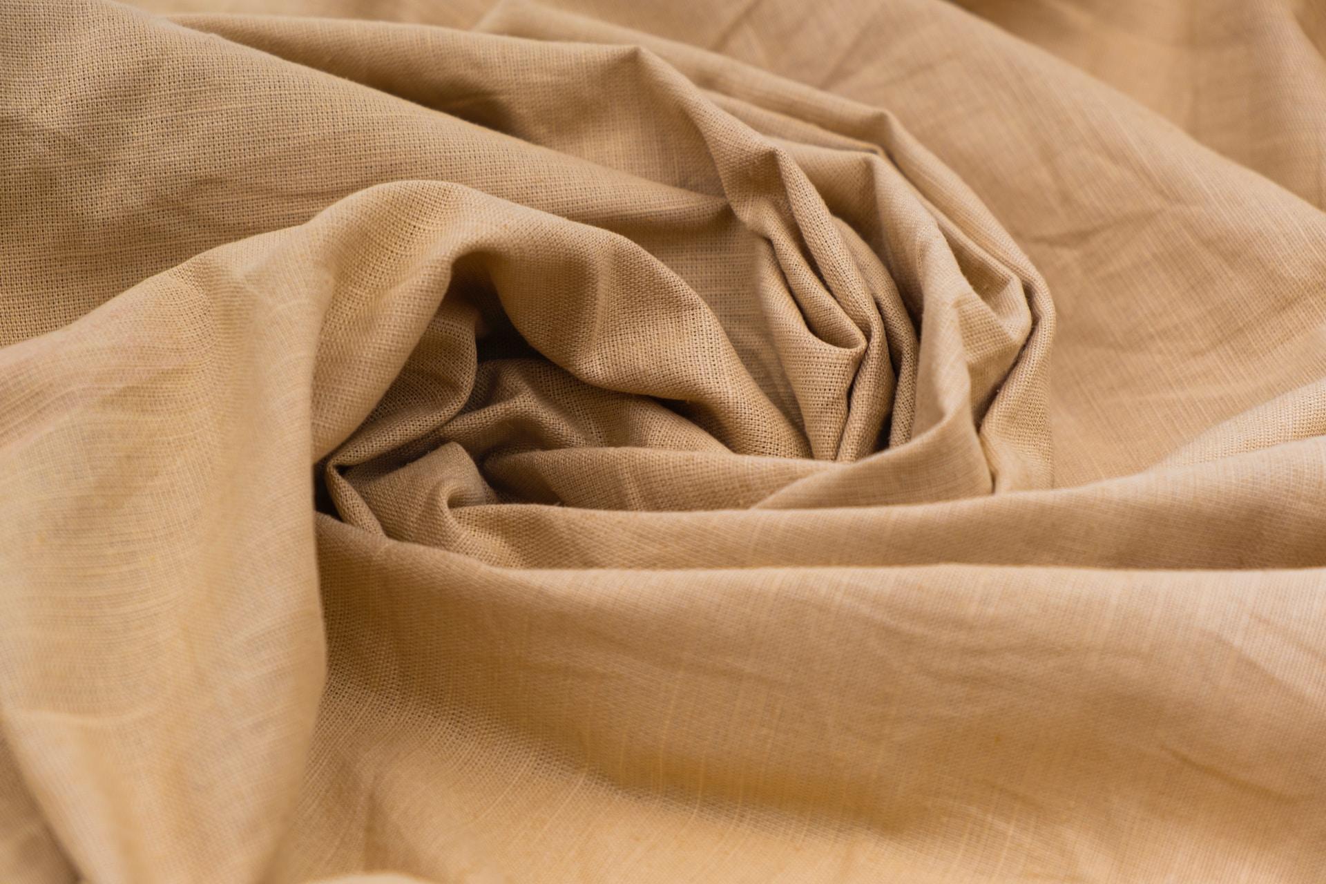 tissu coton beige