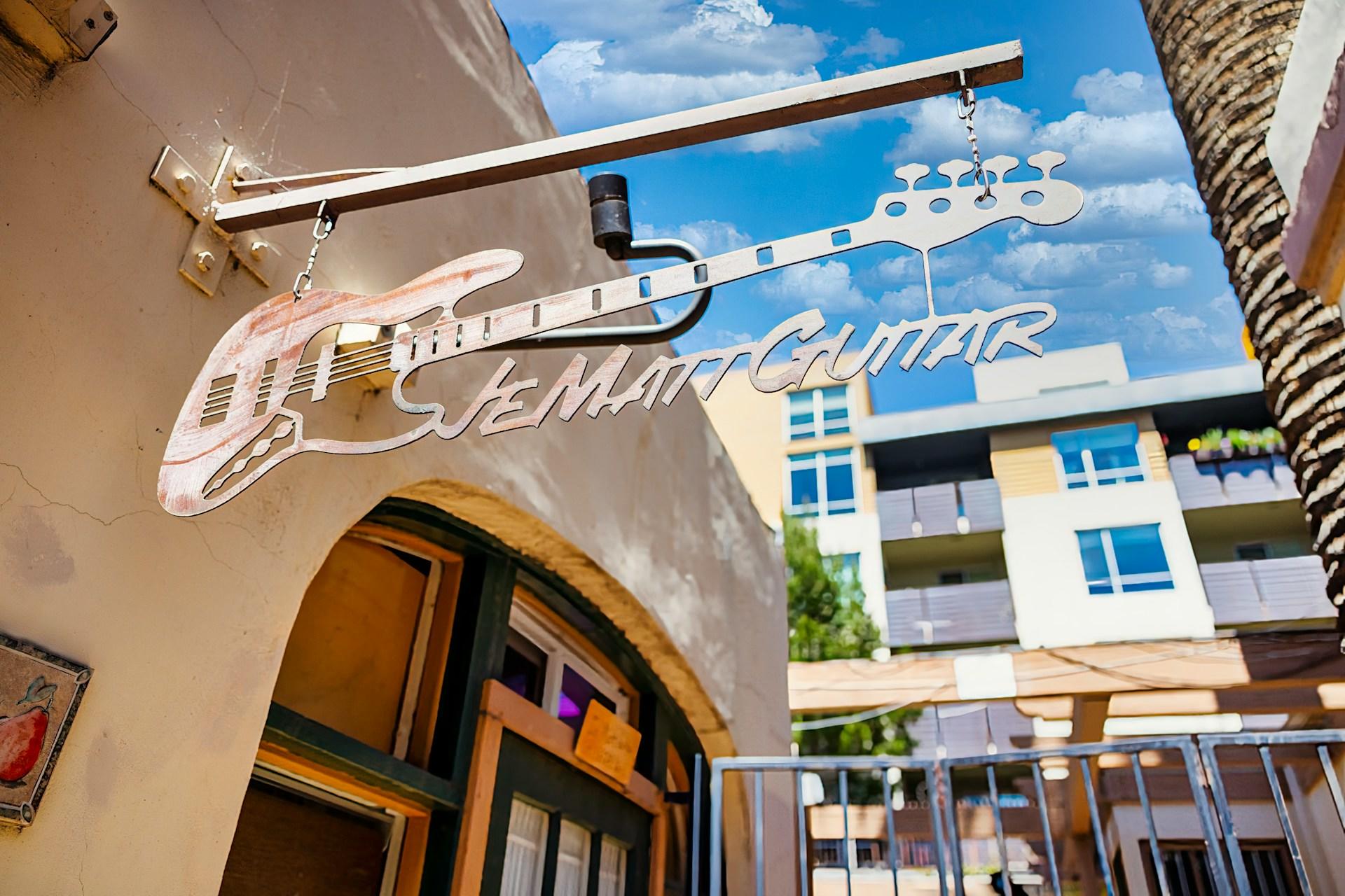 symbole de guitare à Hollywood