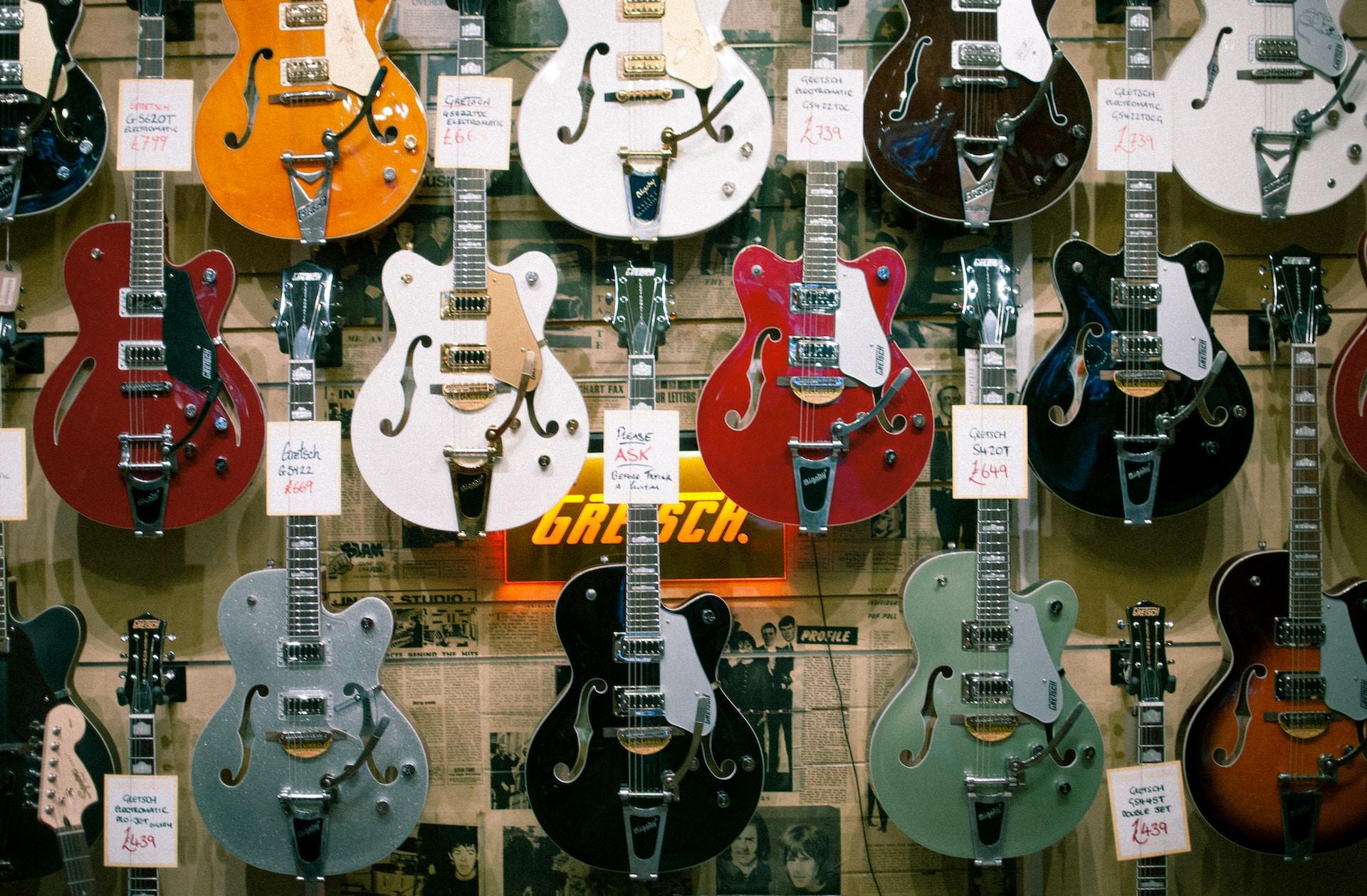 boutique de guitares musique