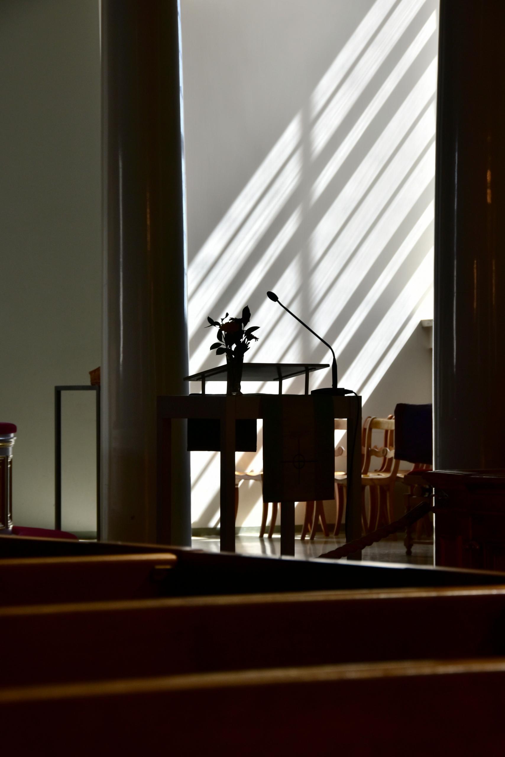 vue en angle d un amphi