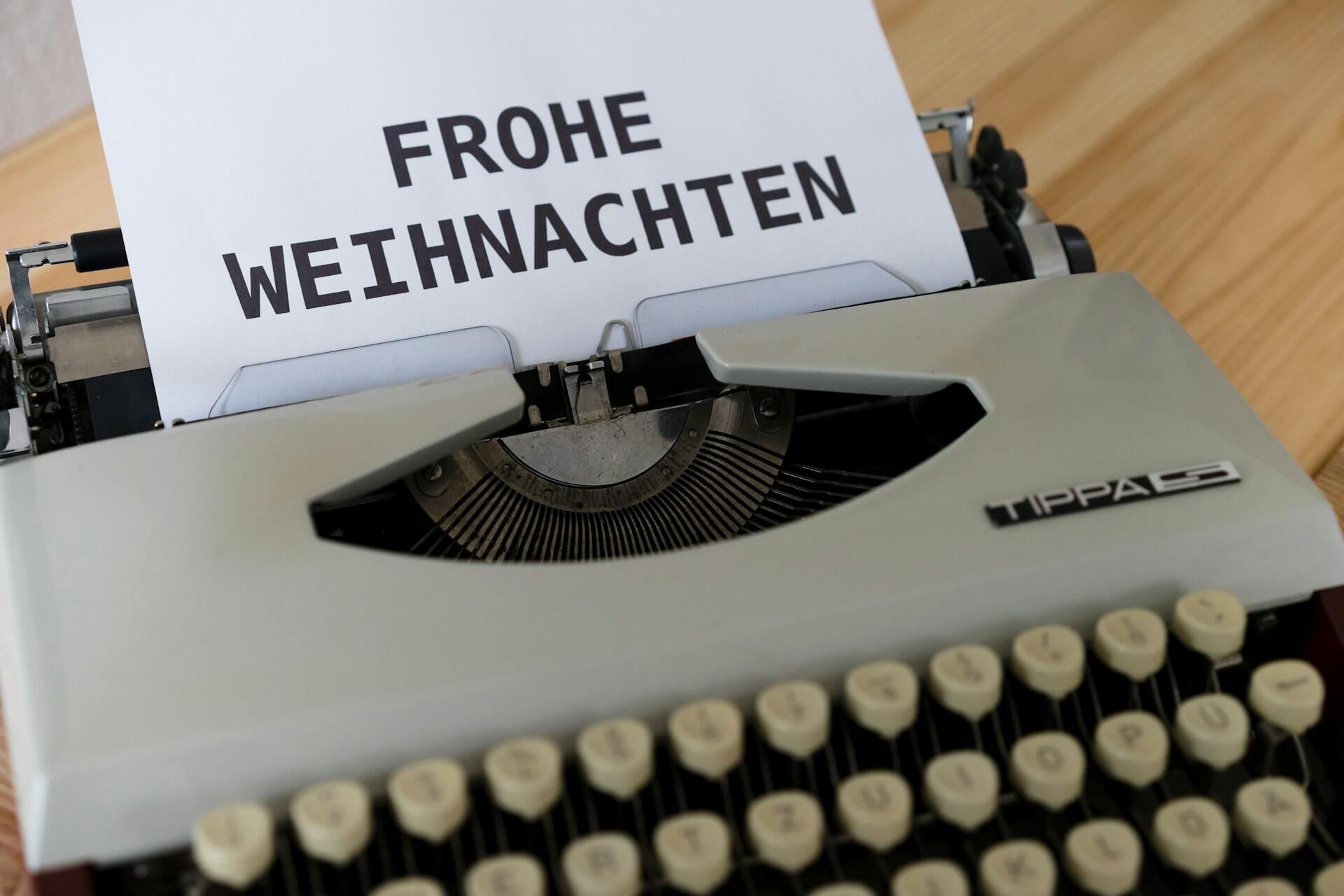 machine à écrire allemand