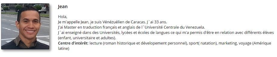 annonce prof natif