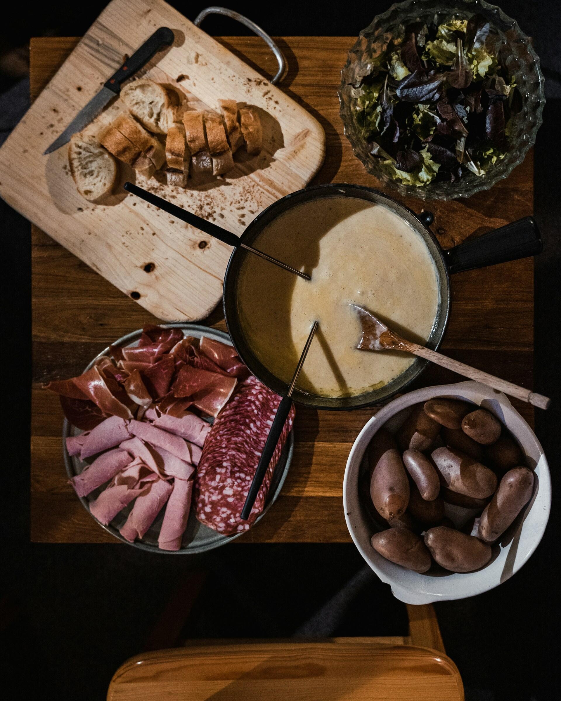 fondue au fromage
