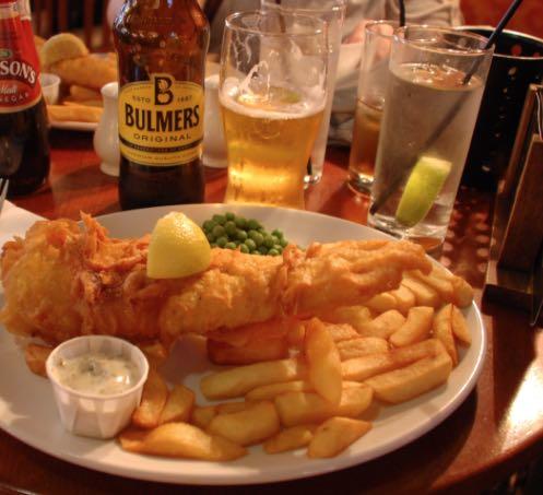  Pescado rebozado con patatas fritas