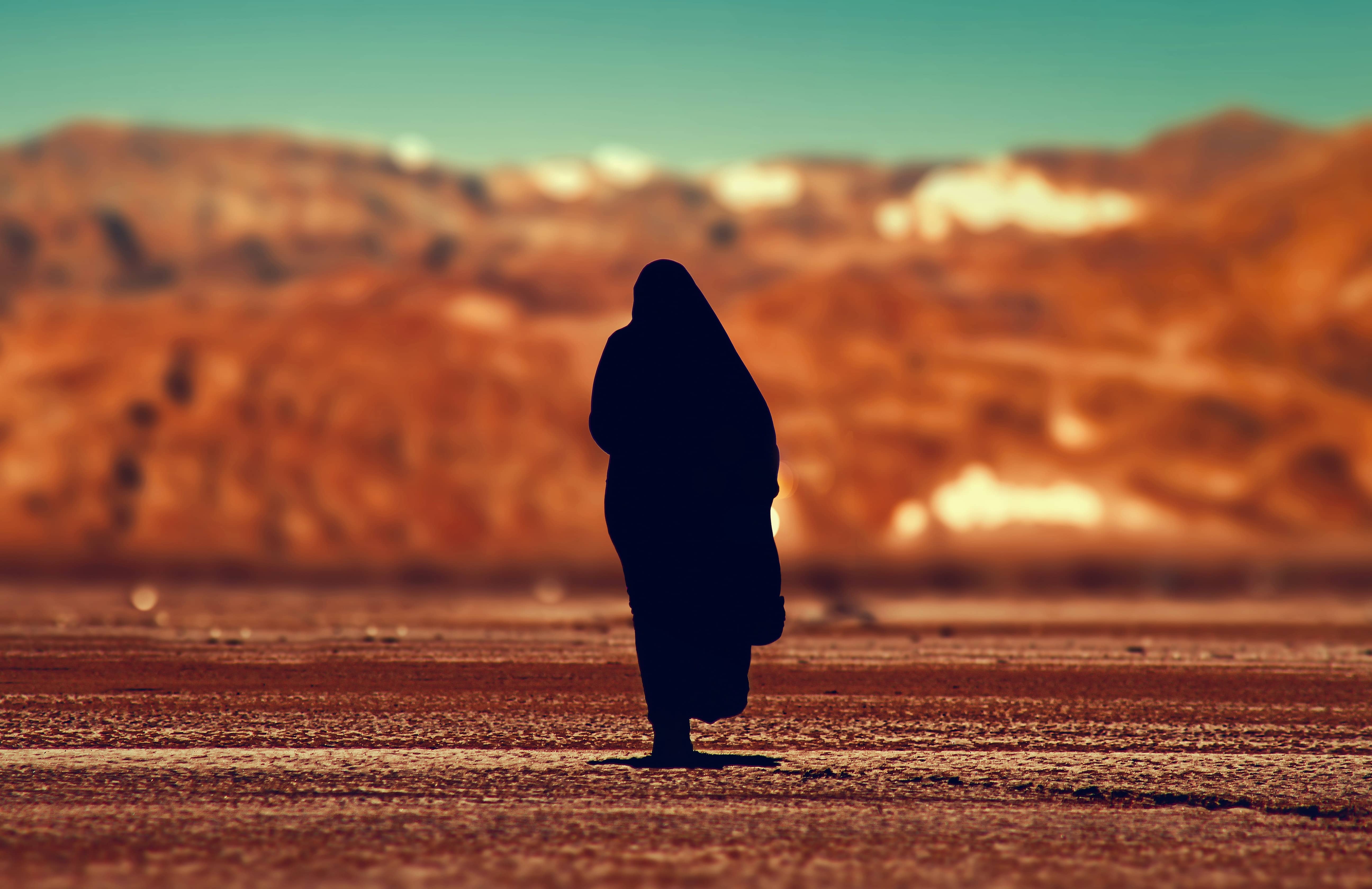 Caminando en desierto