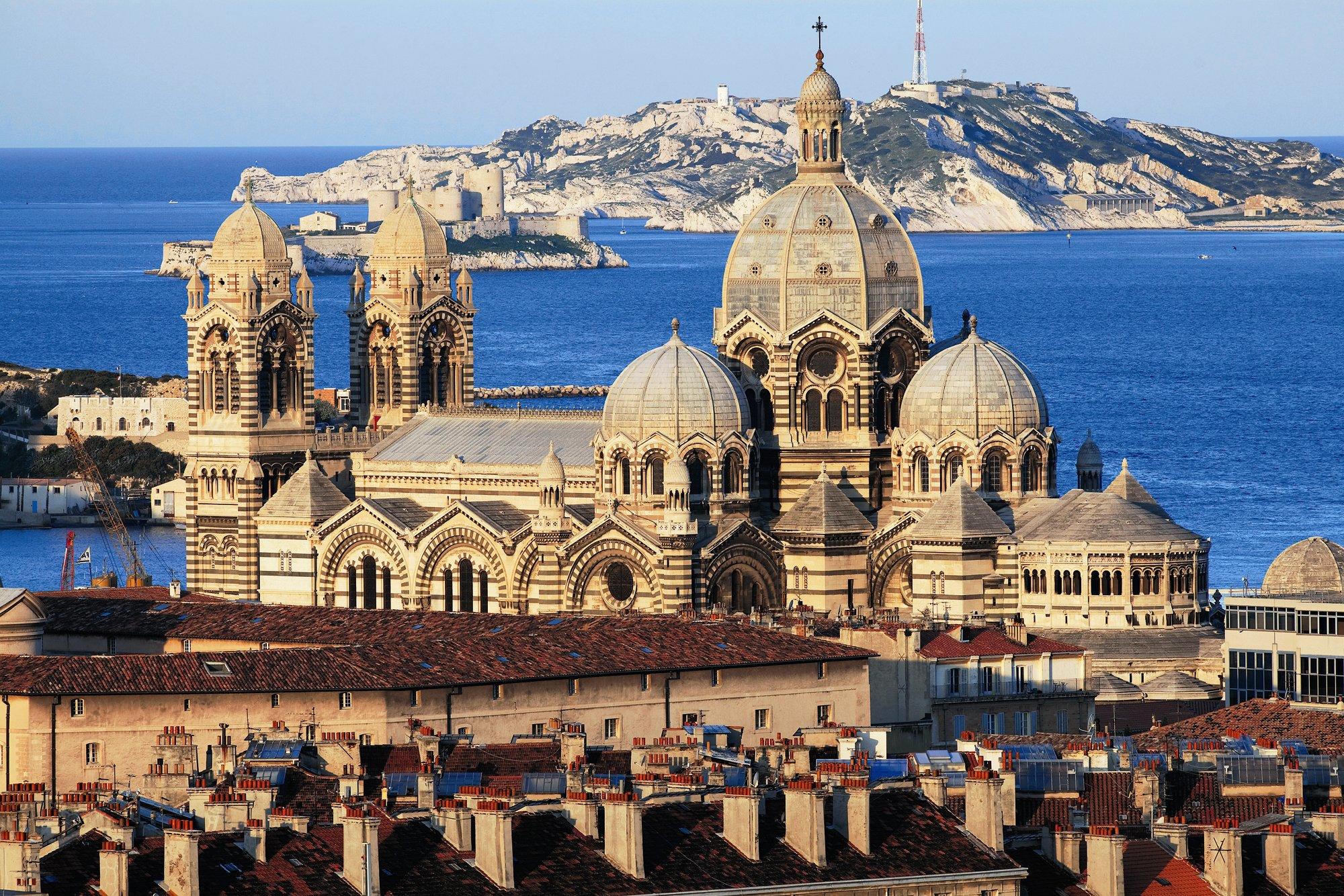 Ciudad costera de Marsella