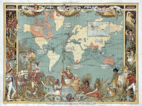 El Imperio Británico se impuso en el mundo.