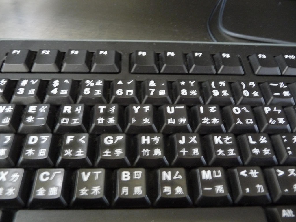 Riqueza y dificultad de los caracteres chinos.