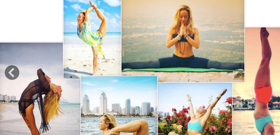 Gurús del yoga en internet.