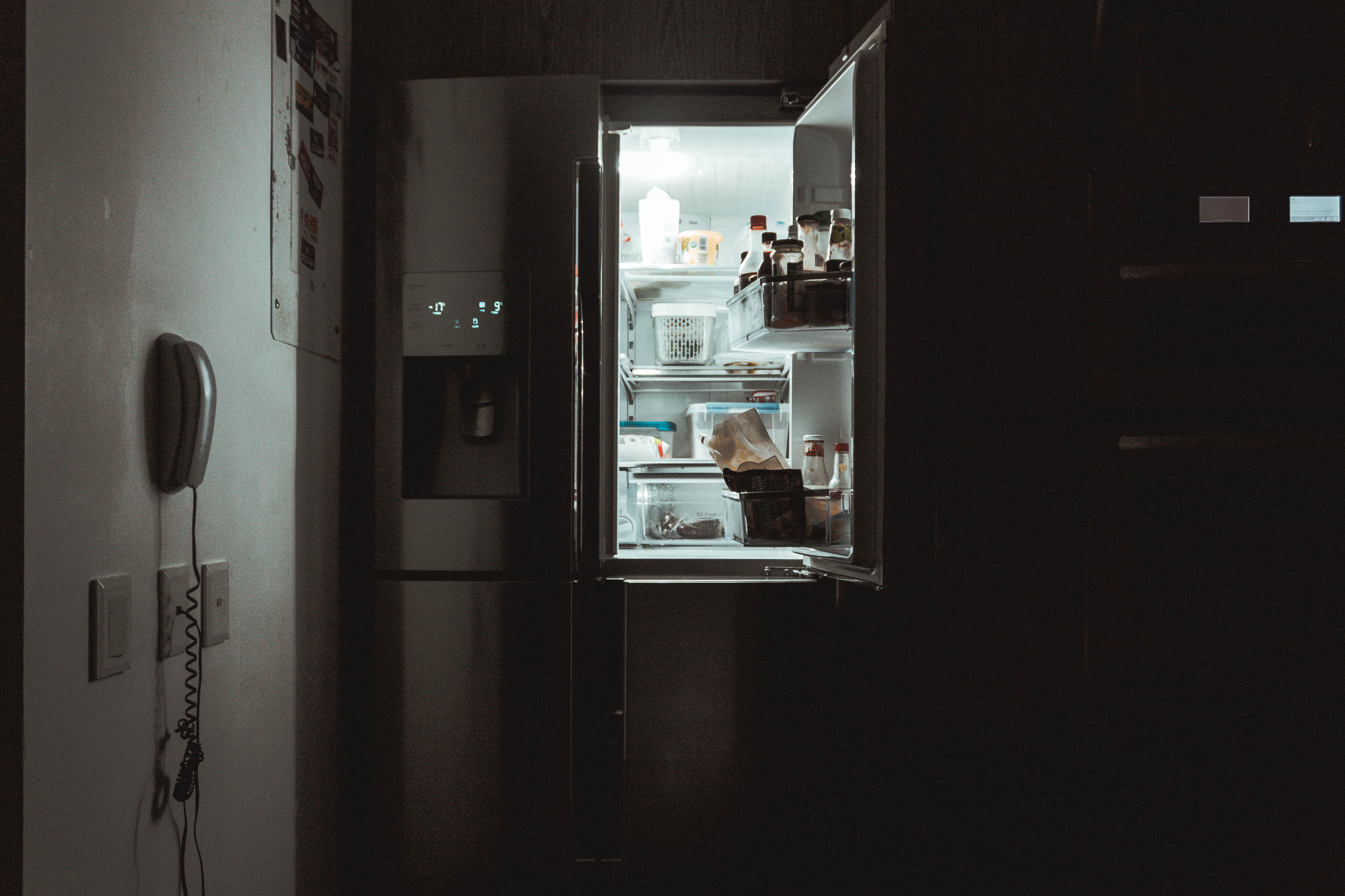 Refrigerador abierto