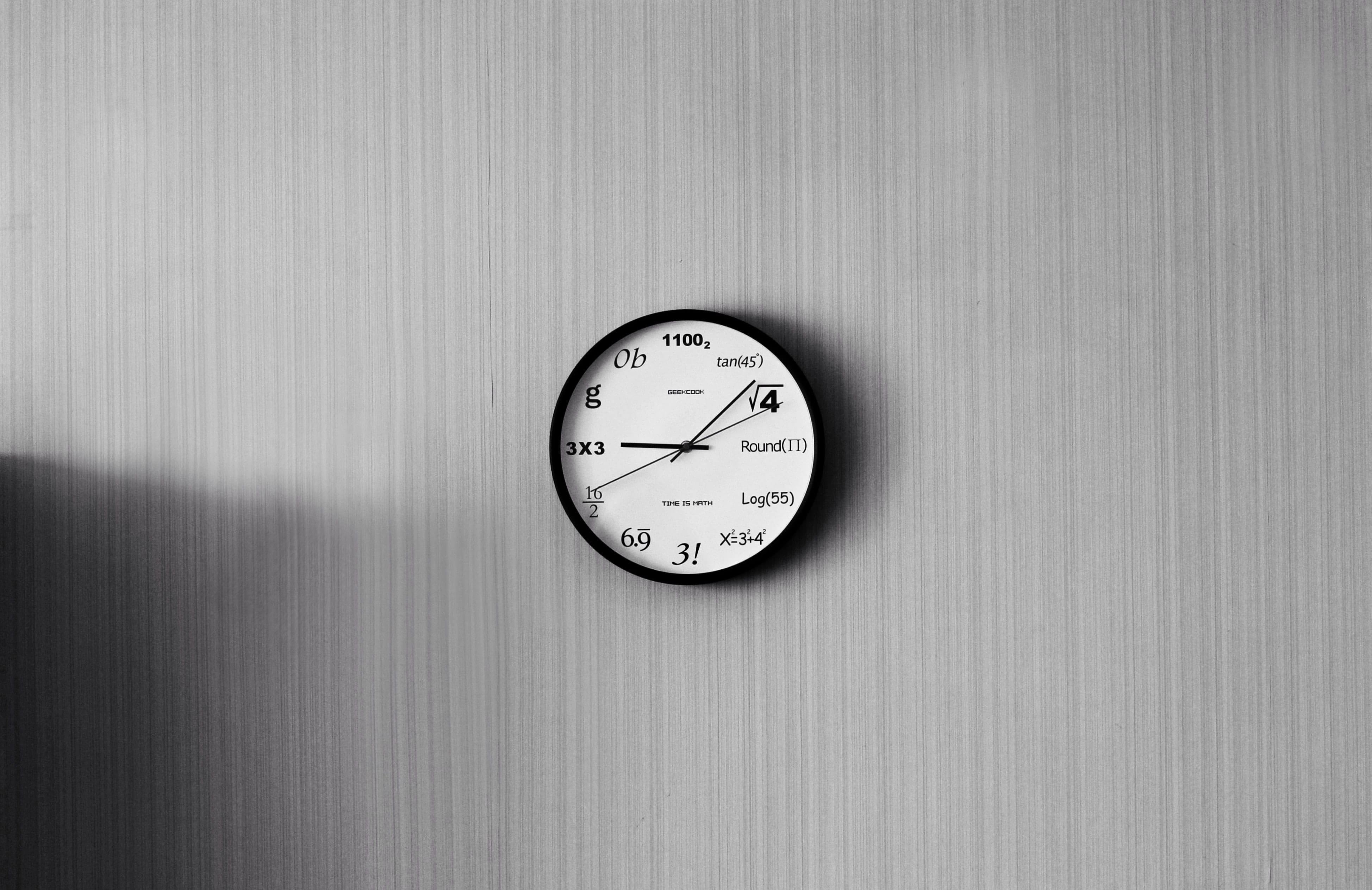 Matemáticas en el reloj