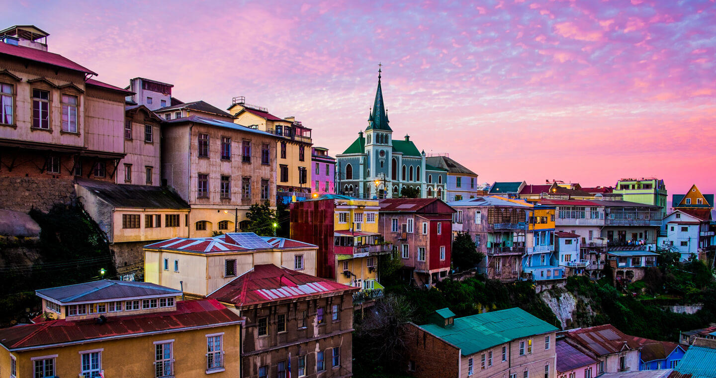 Atardecer en Valparaíso