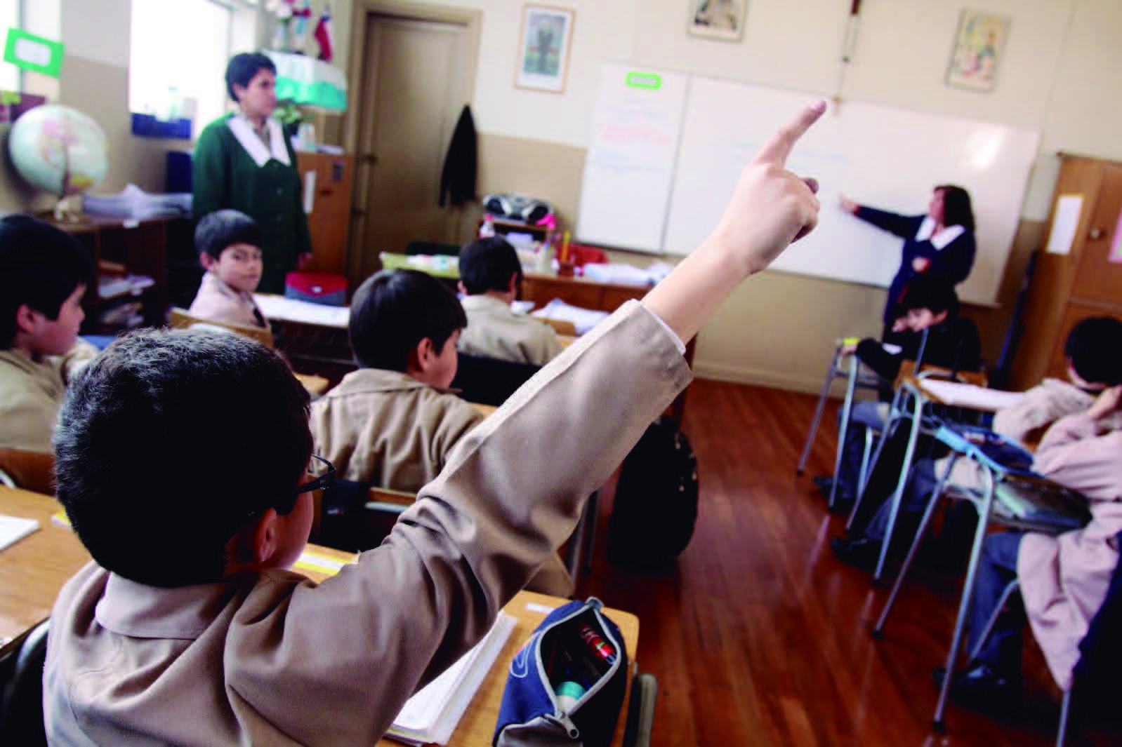 Estudiantes de colegio público.