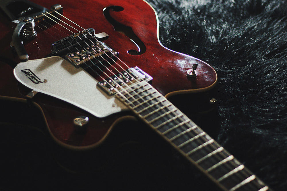 Guitarra Primer Plano