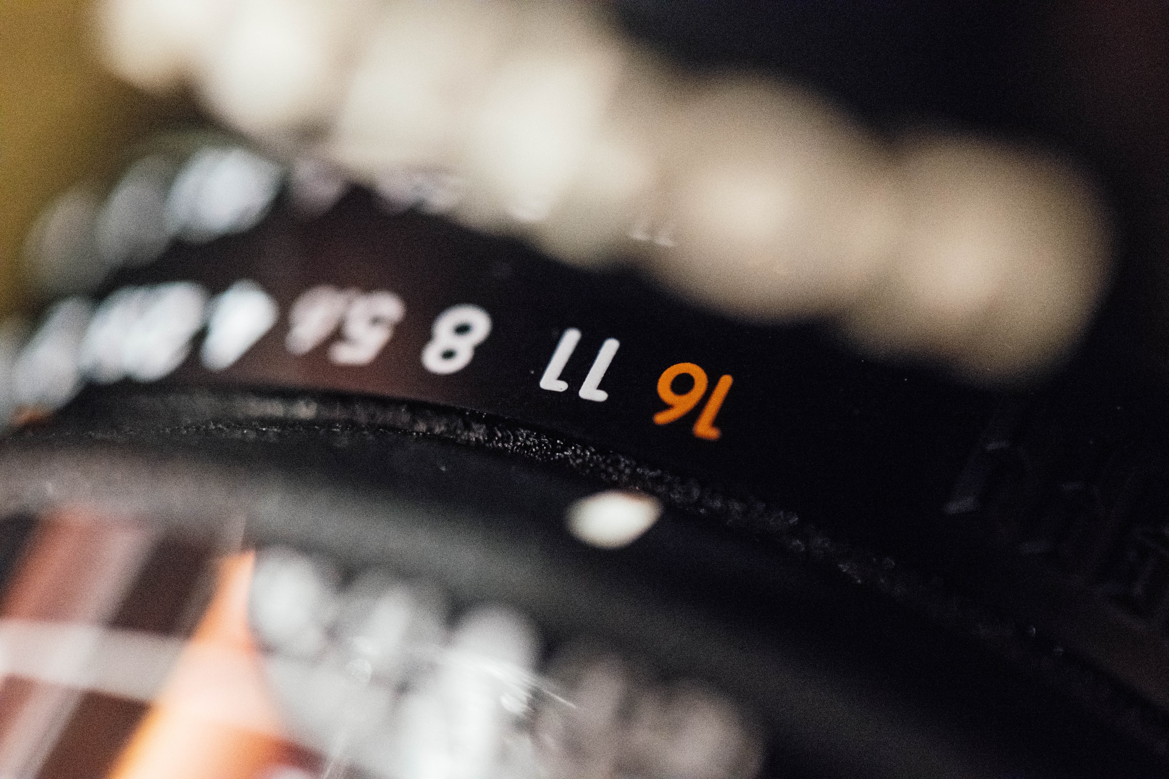 Objetivo de cámara en detalle