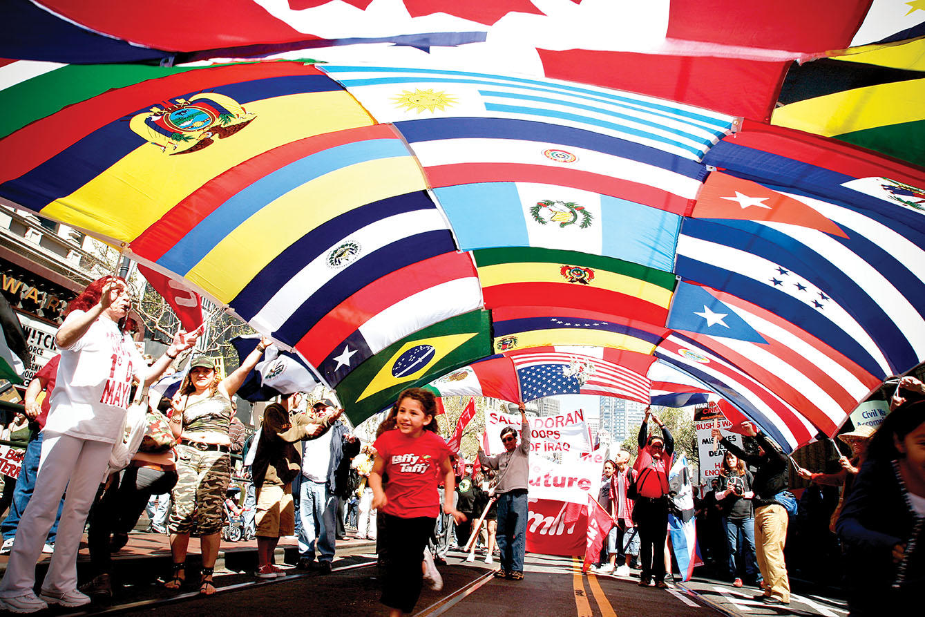 Banderas hispanoamericanas