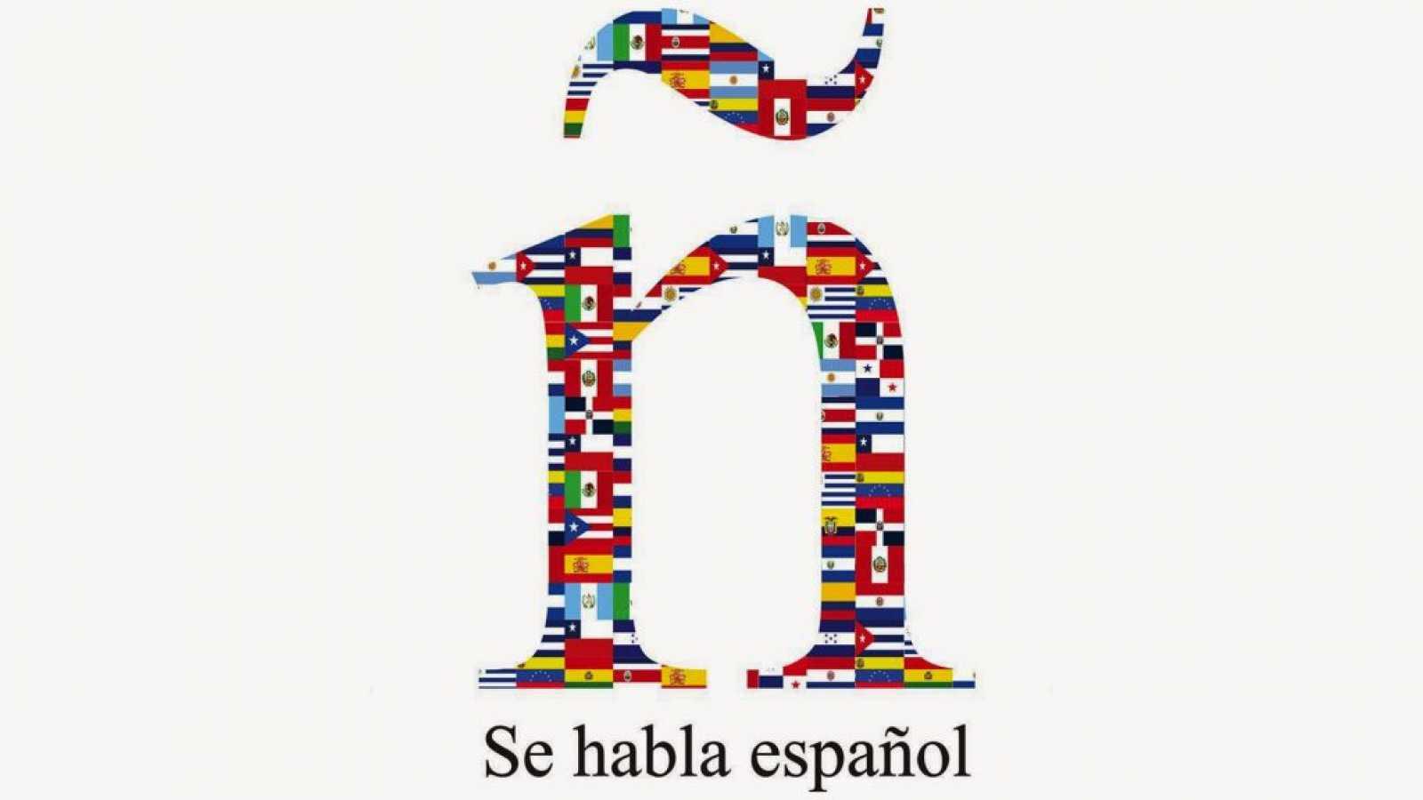 Gráfico de Ñ con banderas