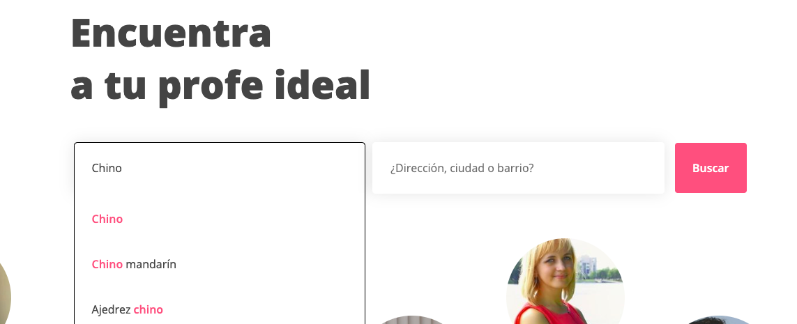 Buscador de Superprof