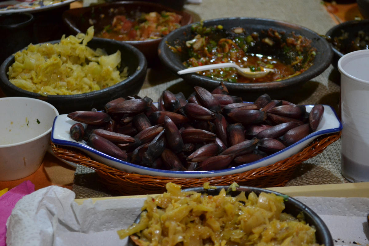 Ingredientes de comida mapuche