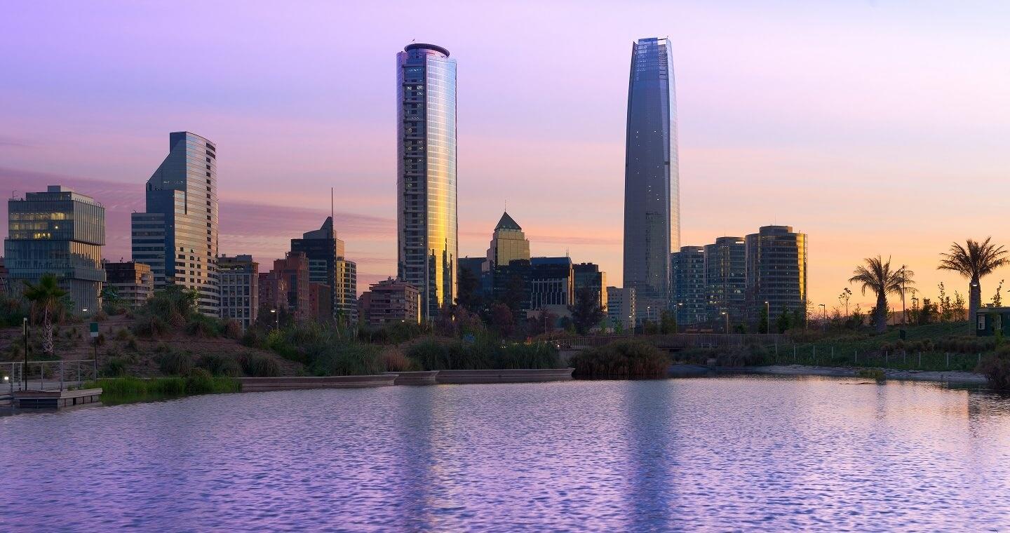 Atardecer en Santiago