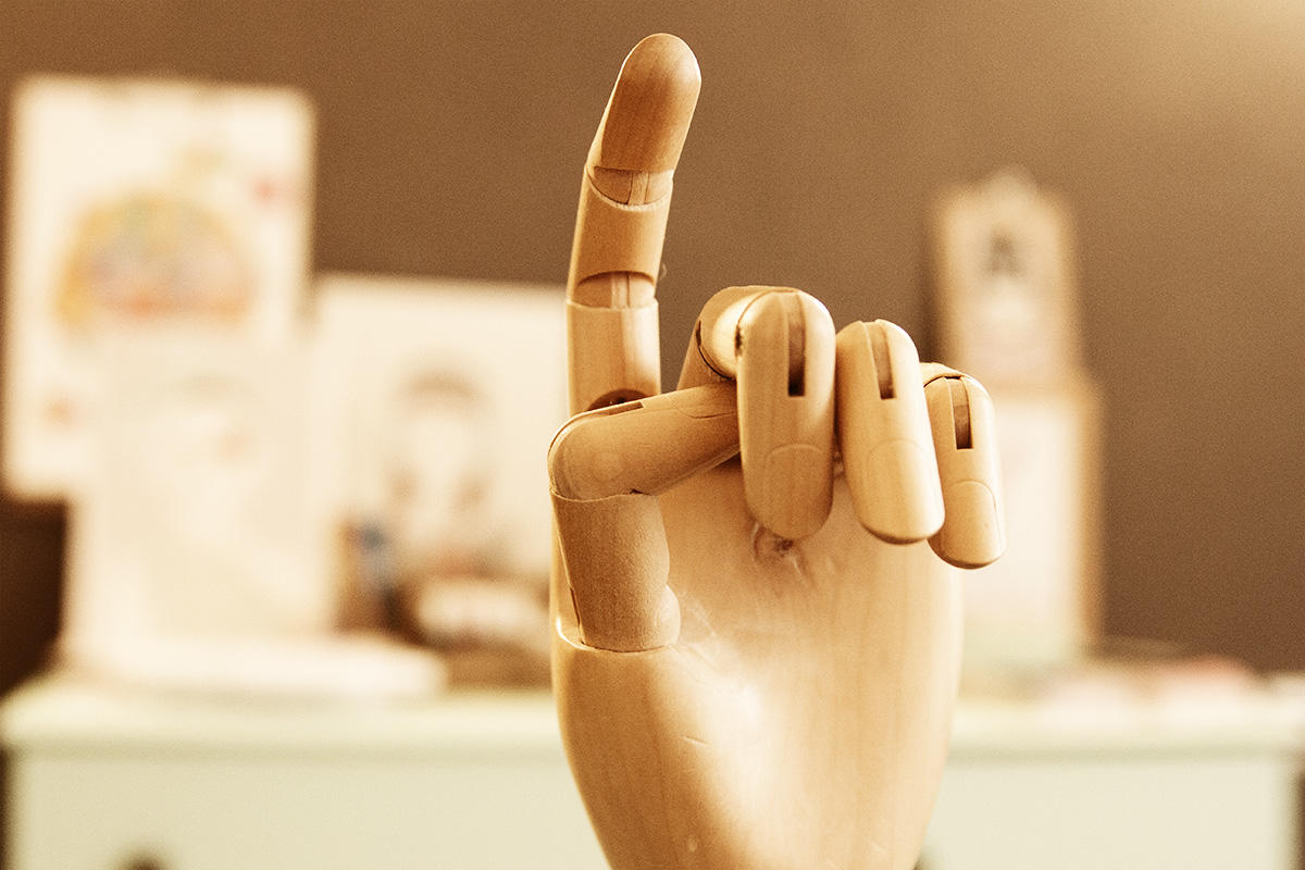 No solo modelos de madera necesita un dibujante, un buen profesor también es importante