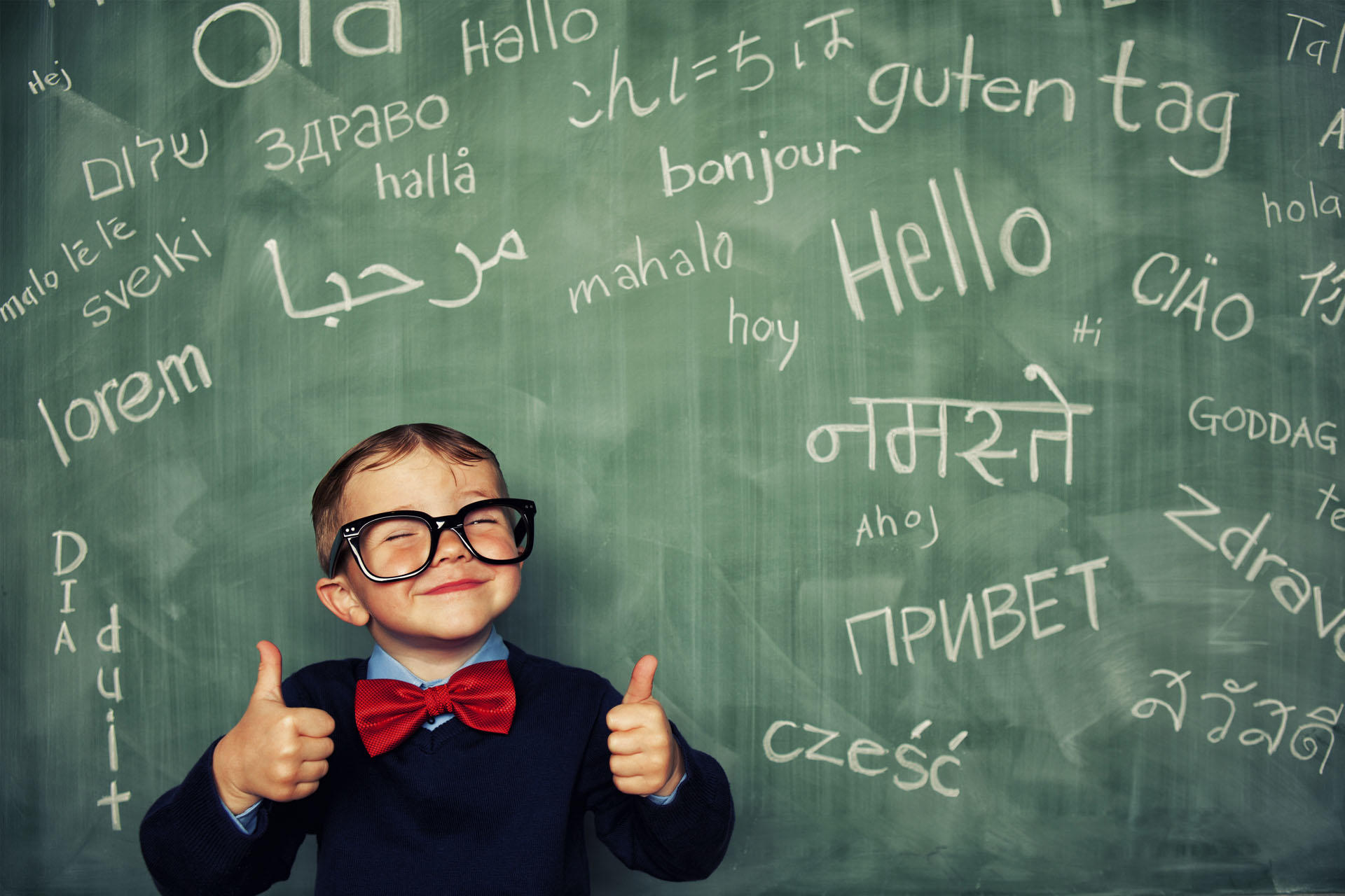 Los niños tienen gran capacidad de aprender idiomas.