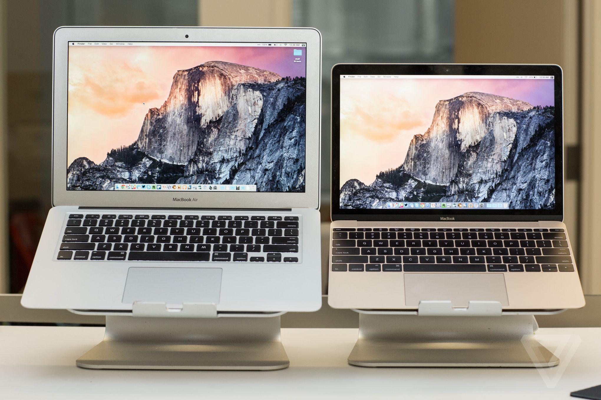 Computadores Apple de diferentes tamaños