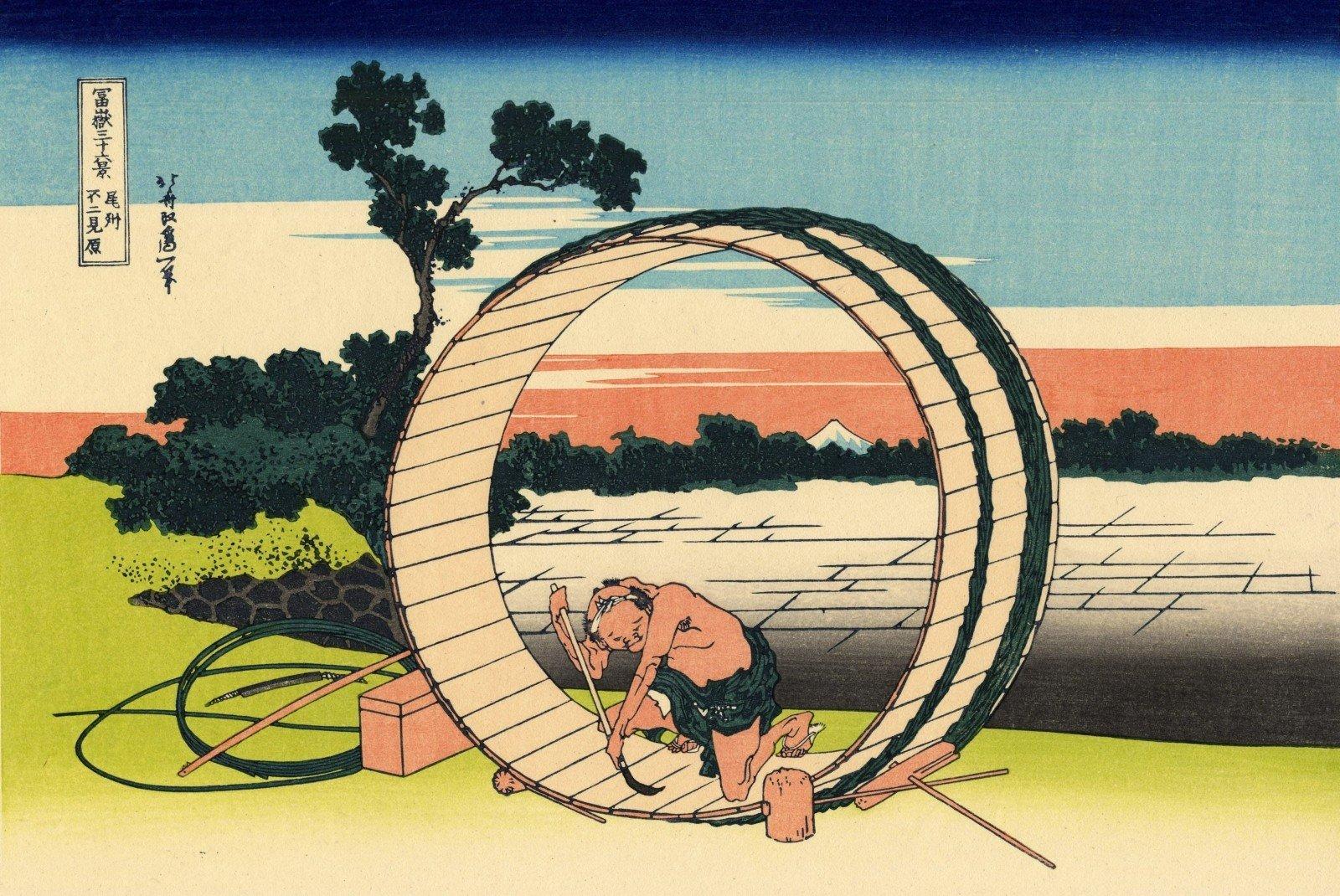 Dibujo tradicional de Japón
