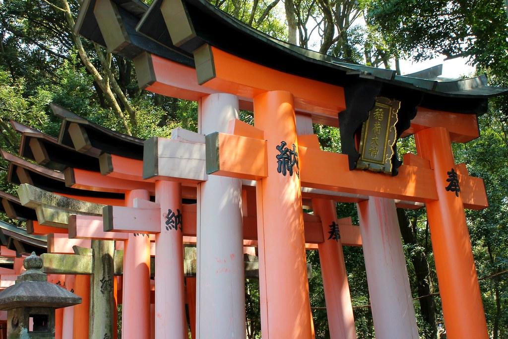 Portales de santuario japonés