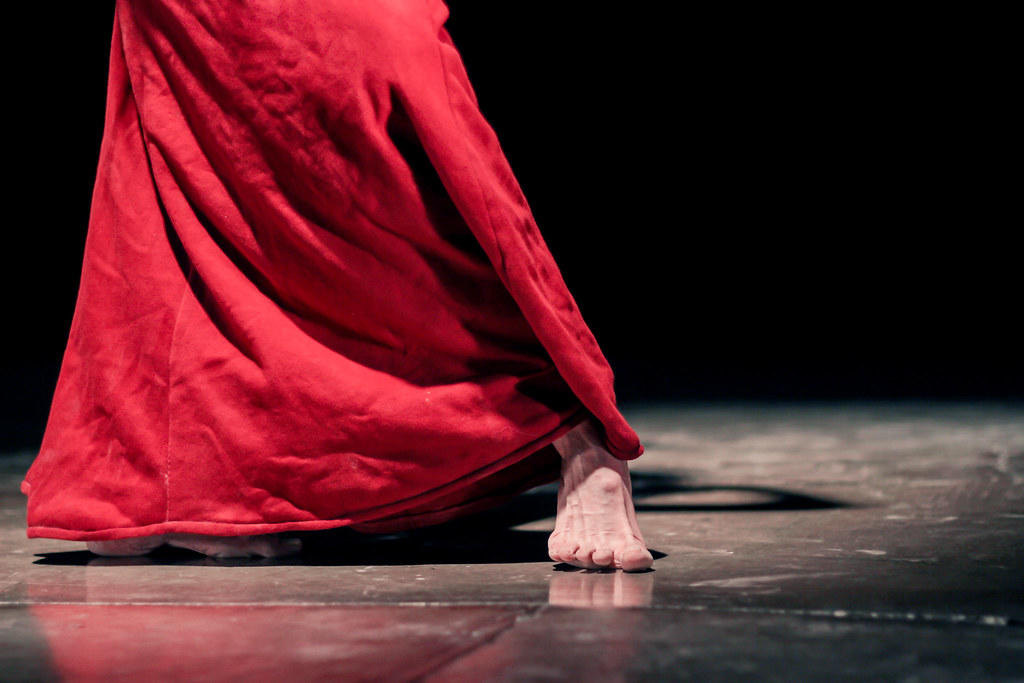 Pie de mujer bailarina