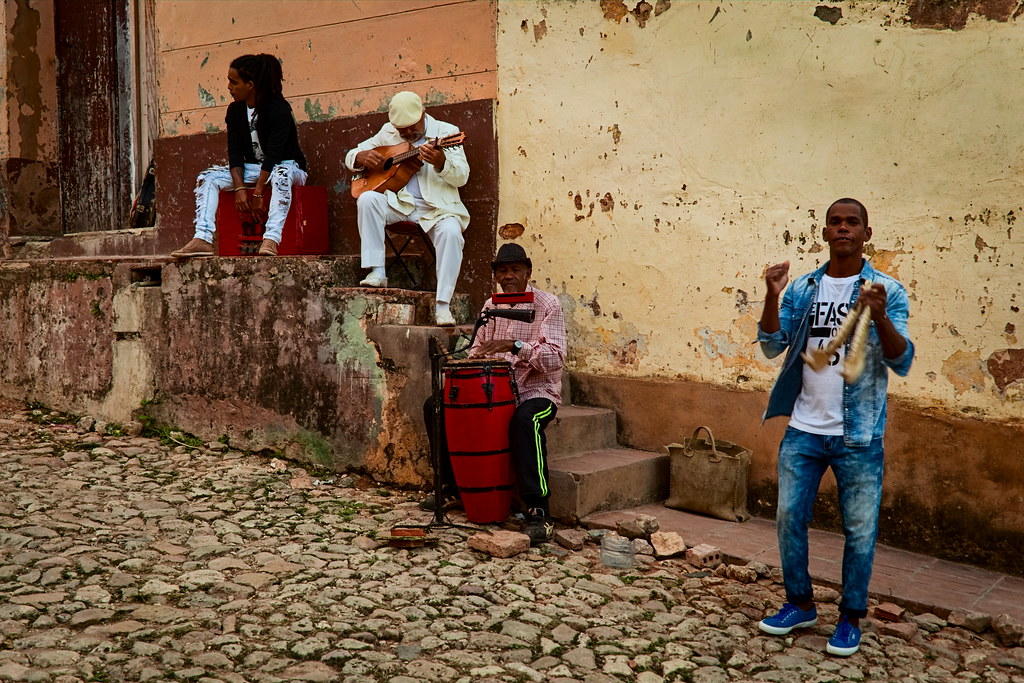 Músicos en La Habana