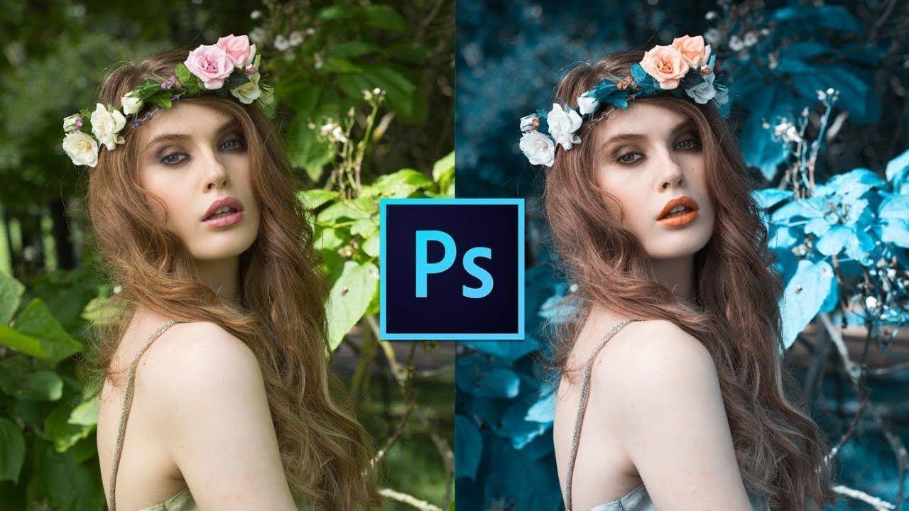 Imagen antes y después de ser editada.