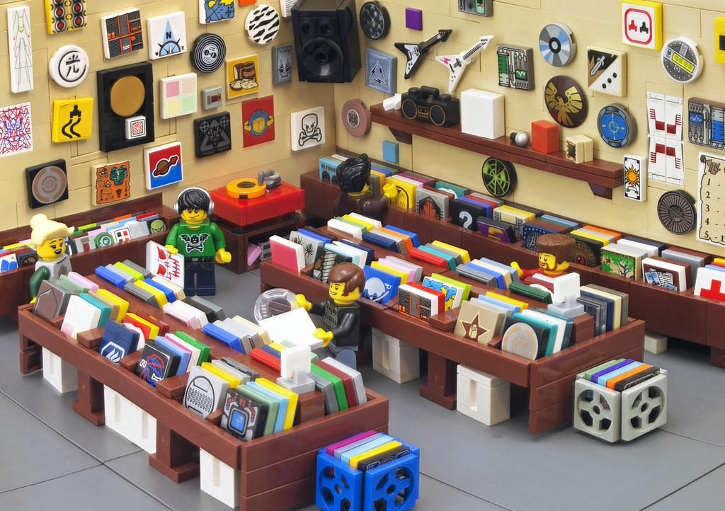 Tienda de discos de lego