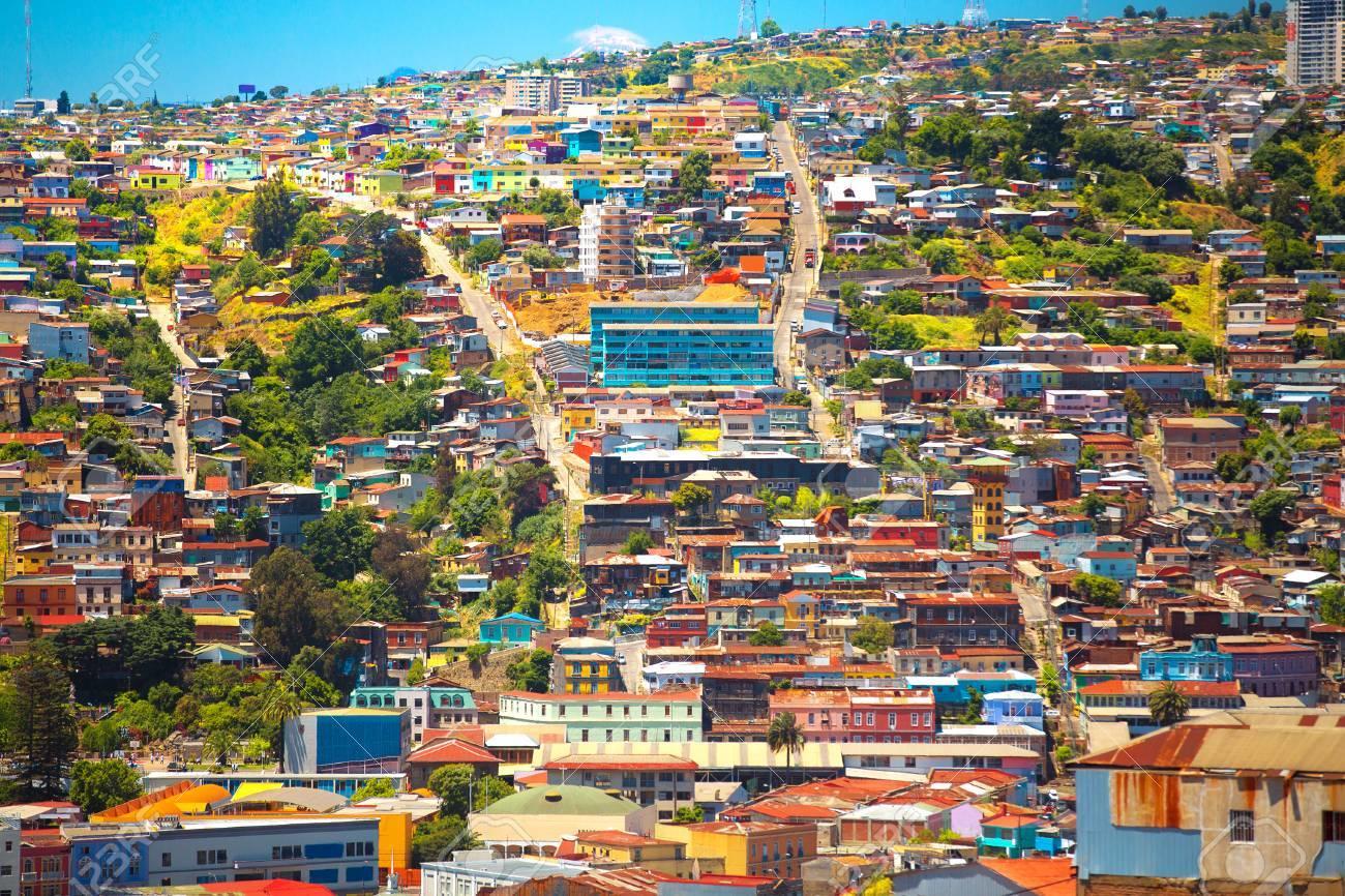 Casas de colores de Valparaíso