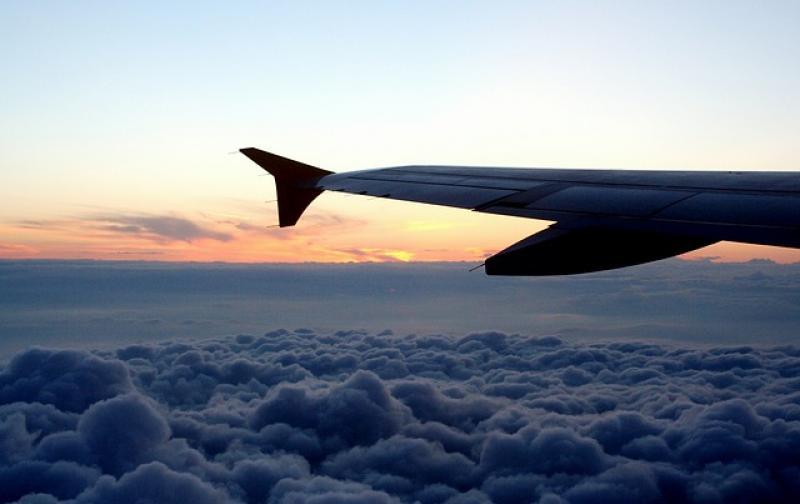 Nubes vistas desde avión