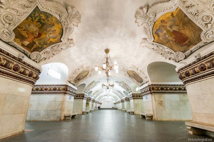 Estación de Metro Kievskaya de Moscú
