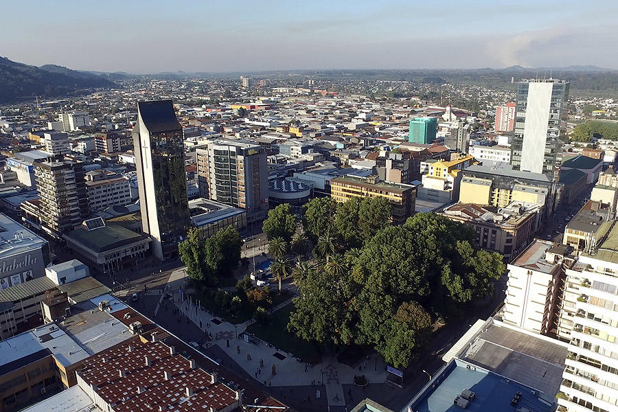 Temuco desde altura