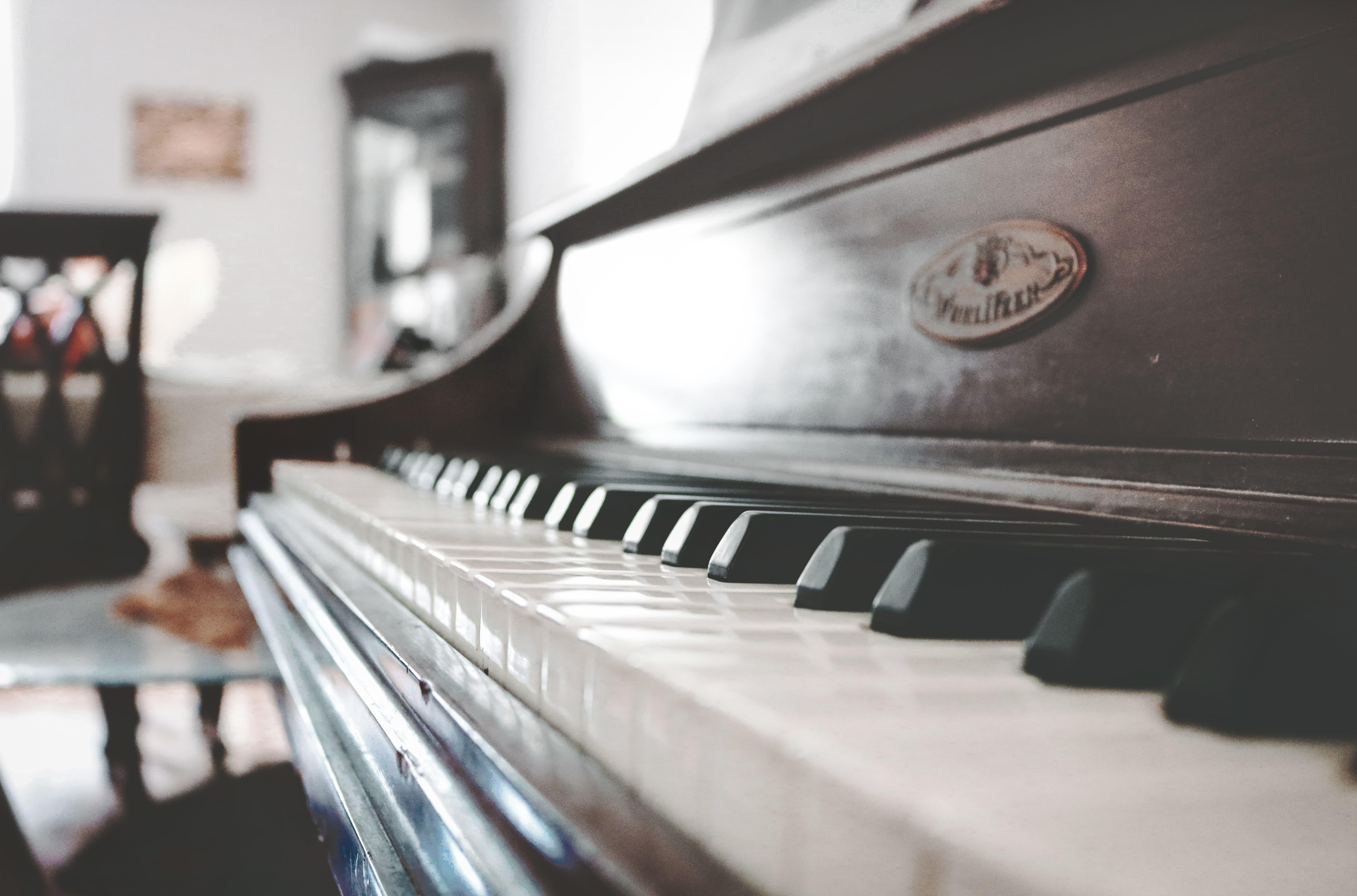Detalle teclas piano