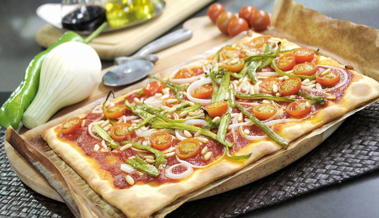 Pizza de verduras
