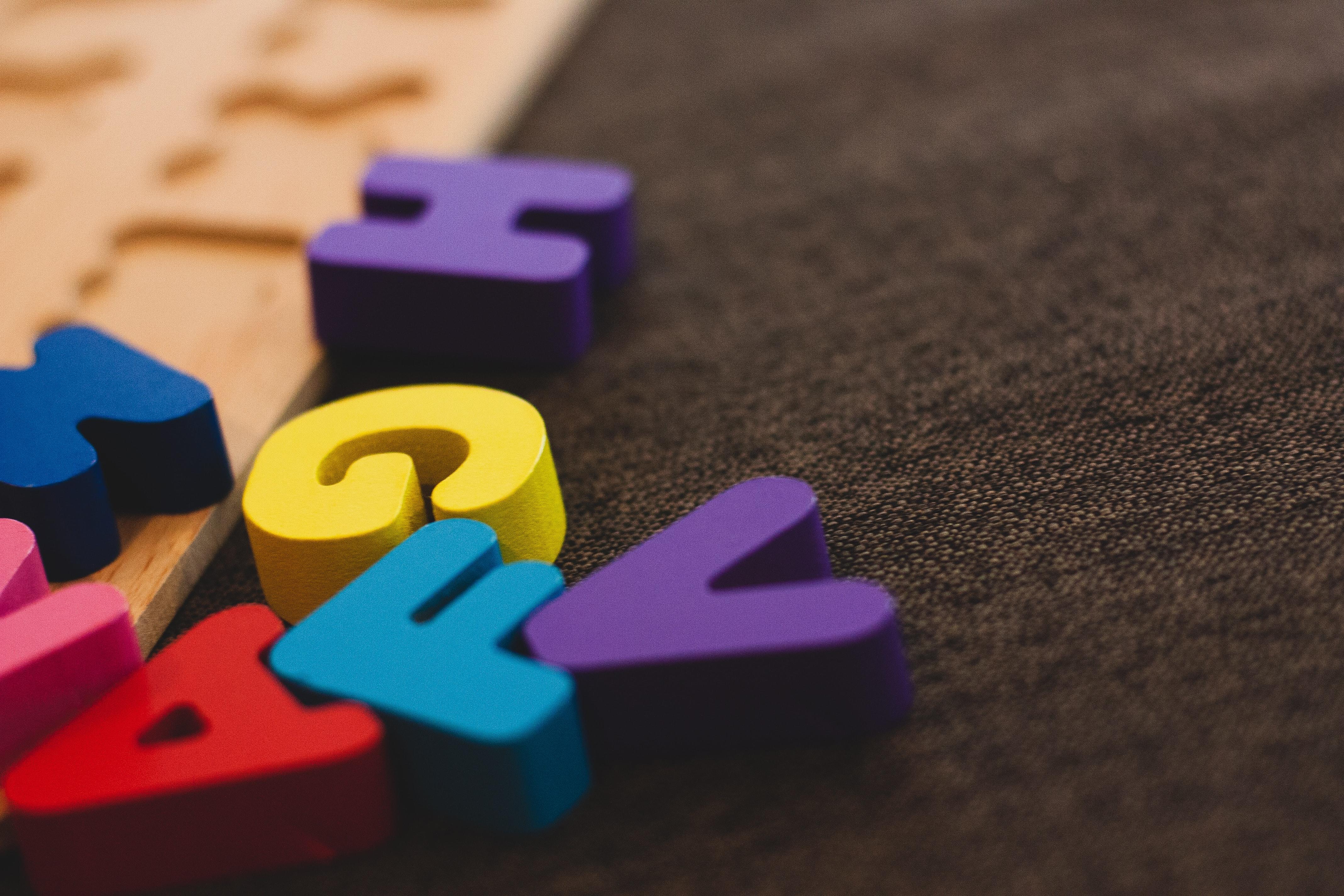 Juguete de letras