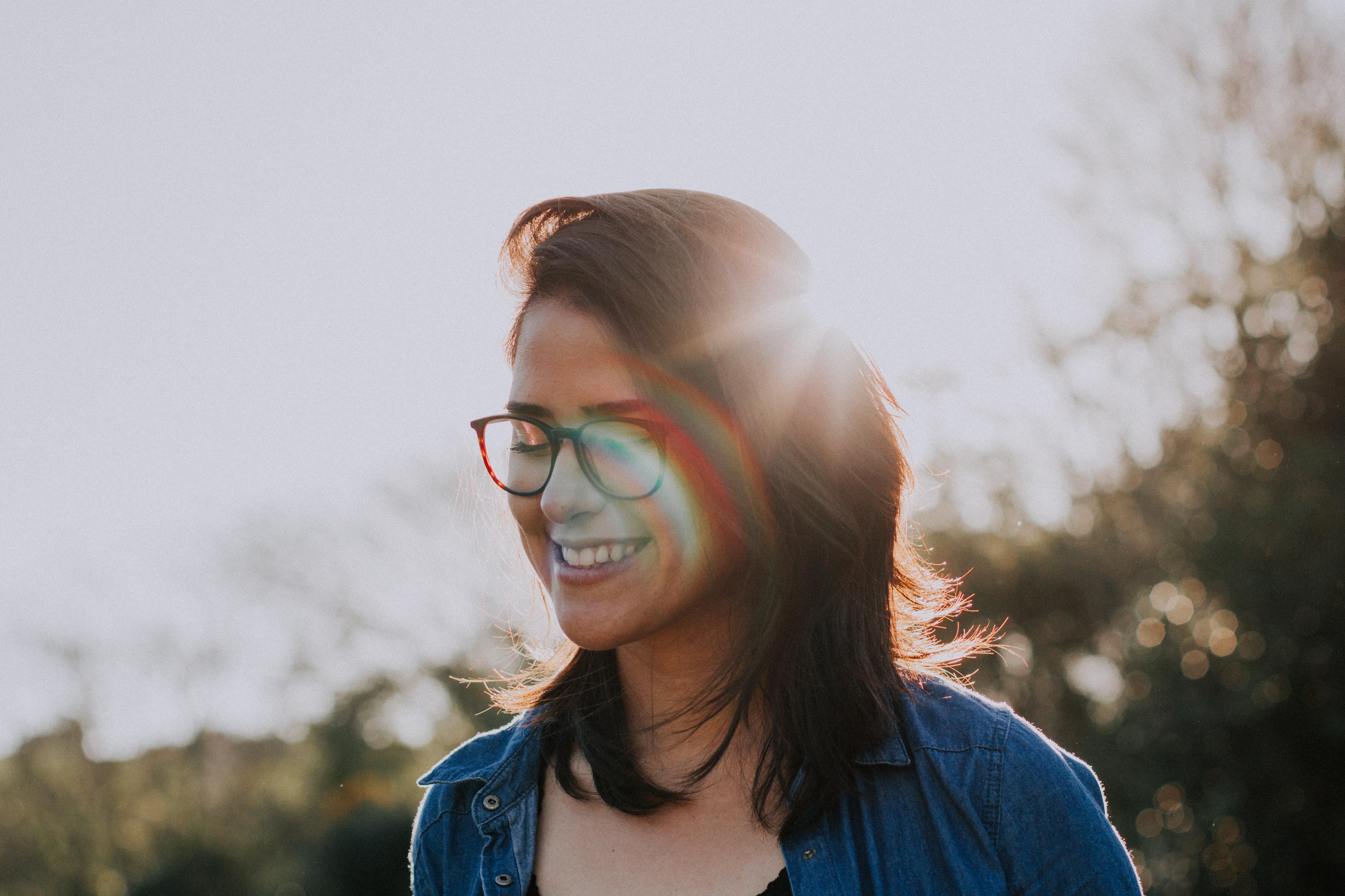 Mujer sonriendo